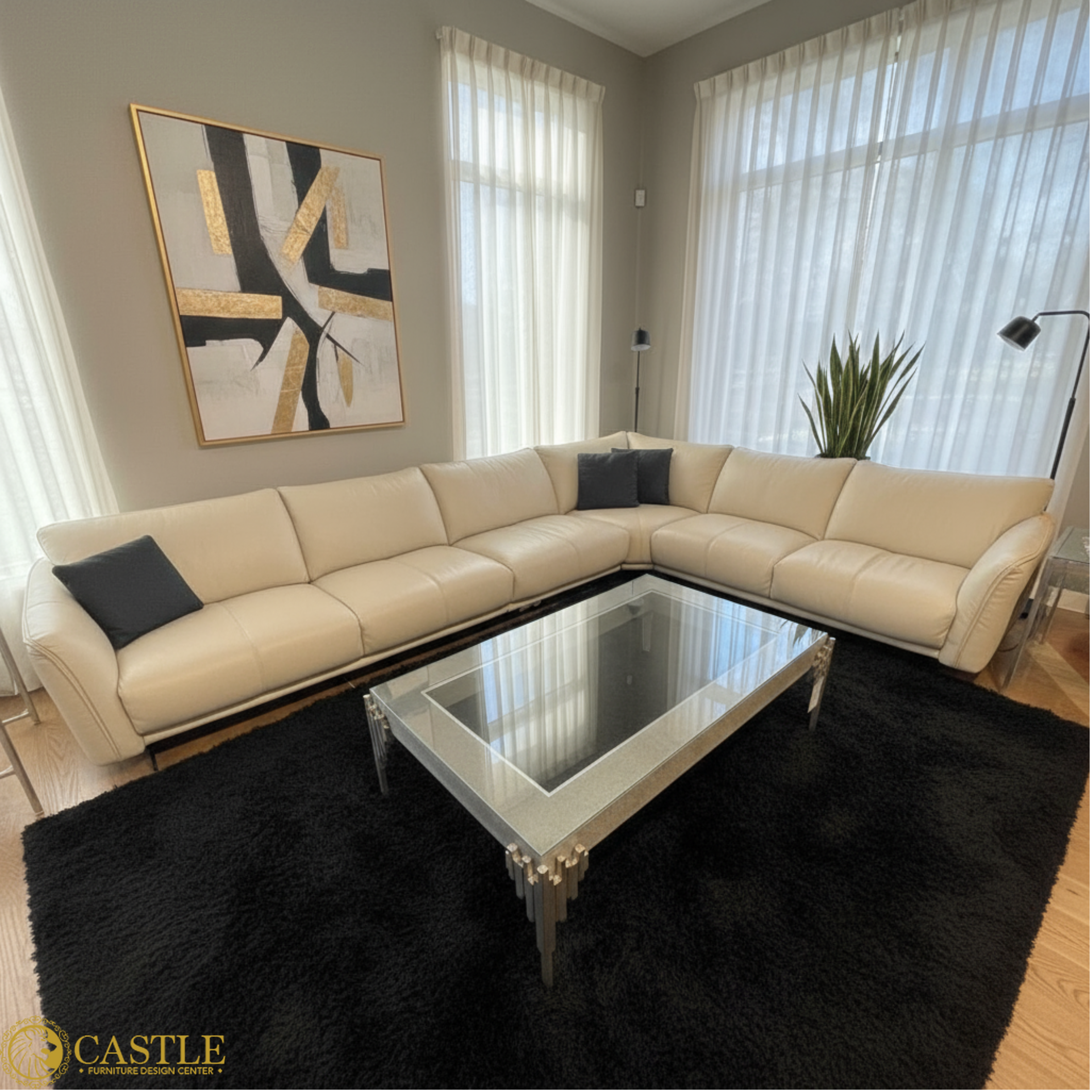 Voyage Leather Sectional