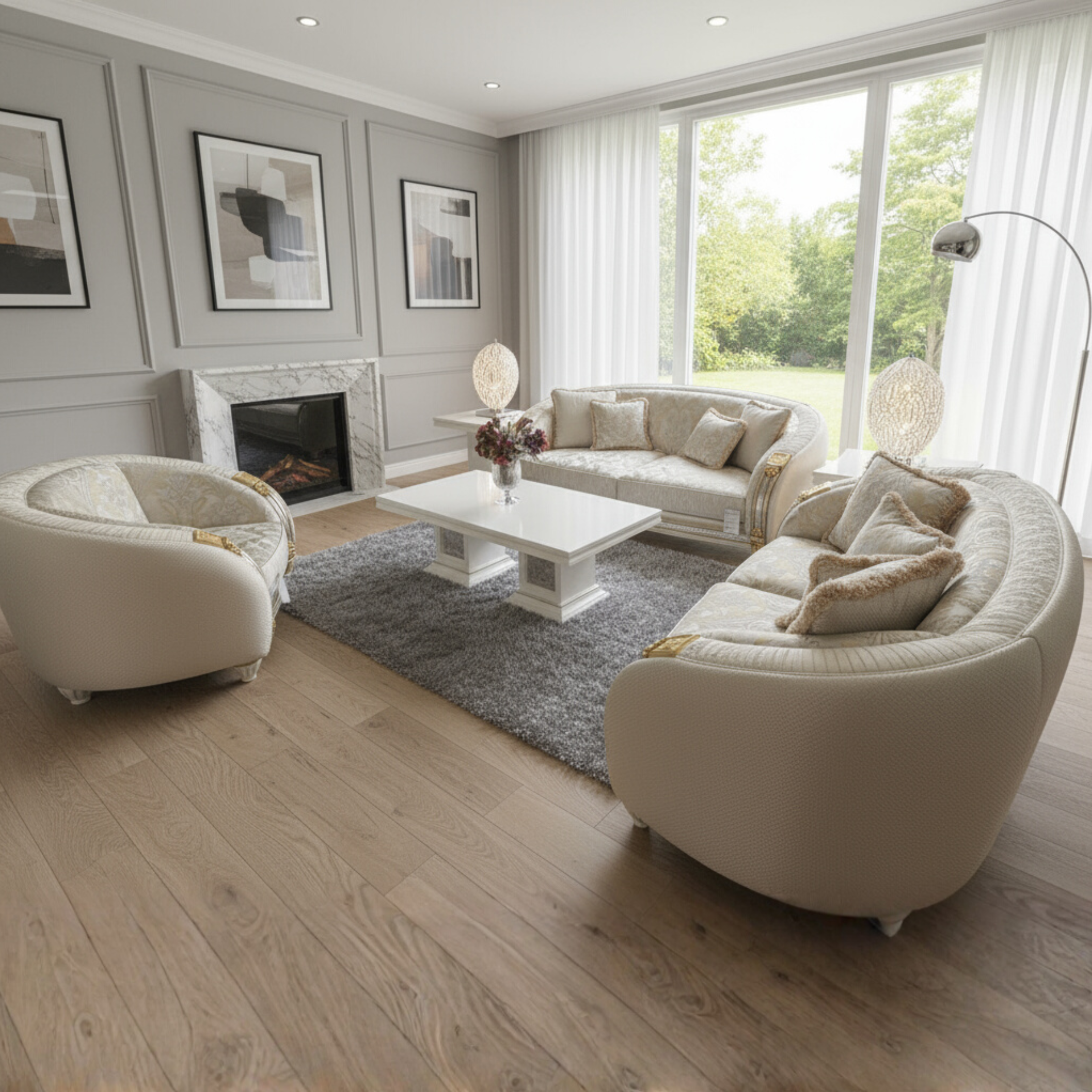 Liberty Living Room Set – Three Pieces