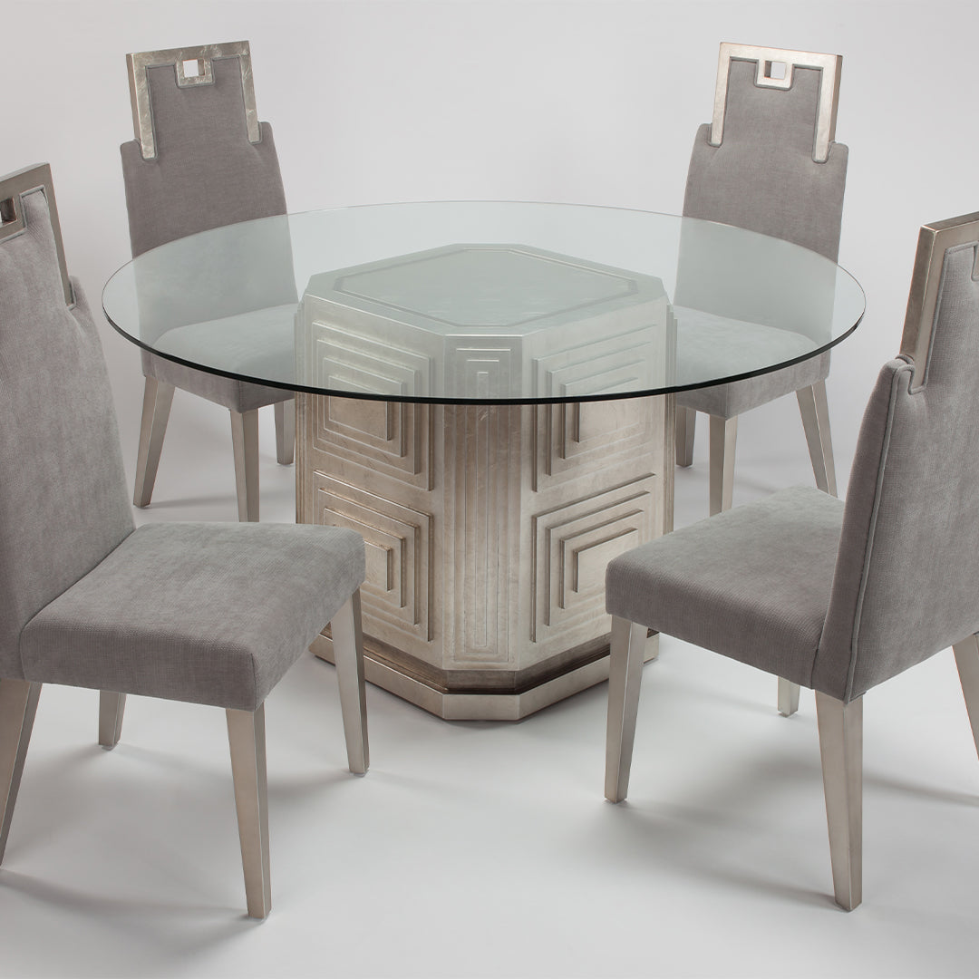 Breakfast Table Base with Glass 2703-DT4